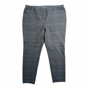 Alfani Women’s Dark Gray Plaid Dress Pants